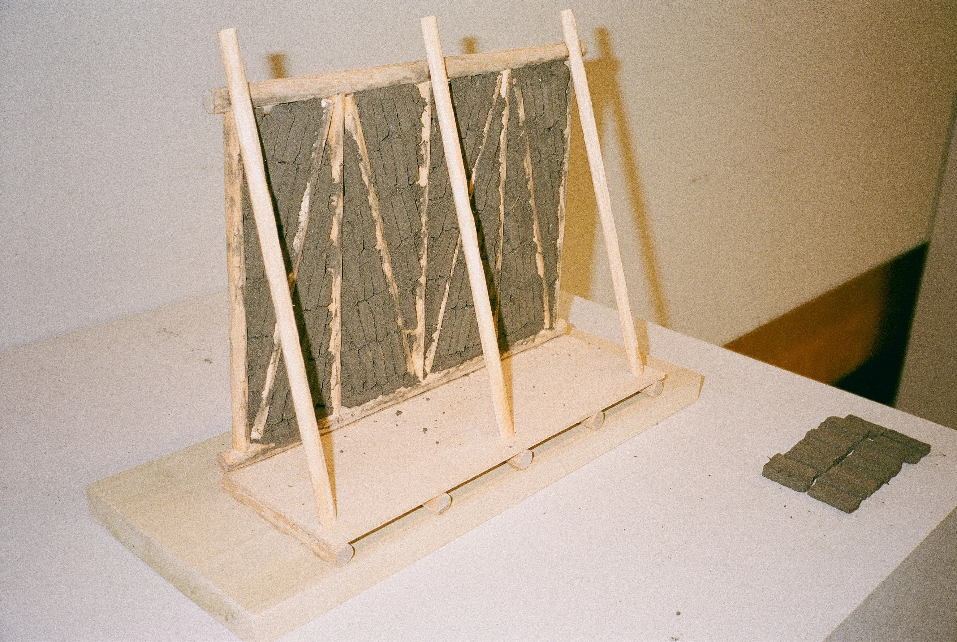 A model of the Senj wood framing technique.